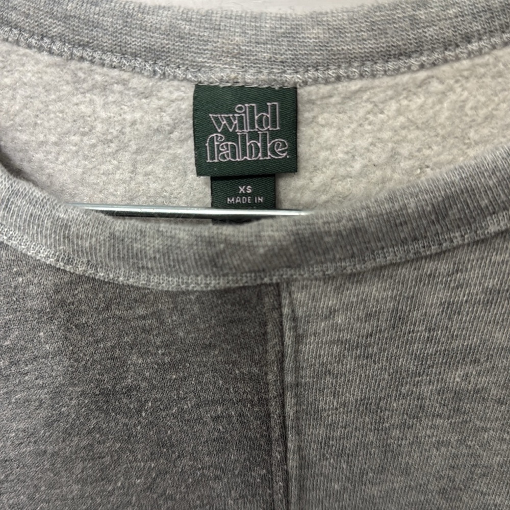 Patchwork Gray Sweater - Picture 3 of 3